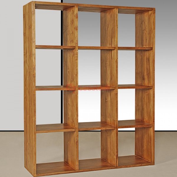 teak book case