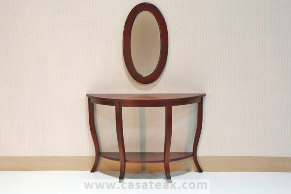 Dressing table and mirror