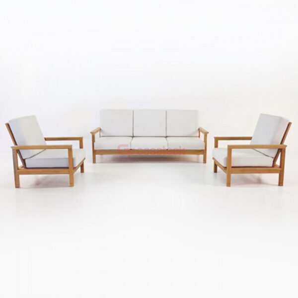 Lisbon Natural Teak Sofa Set