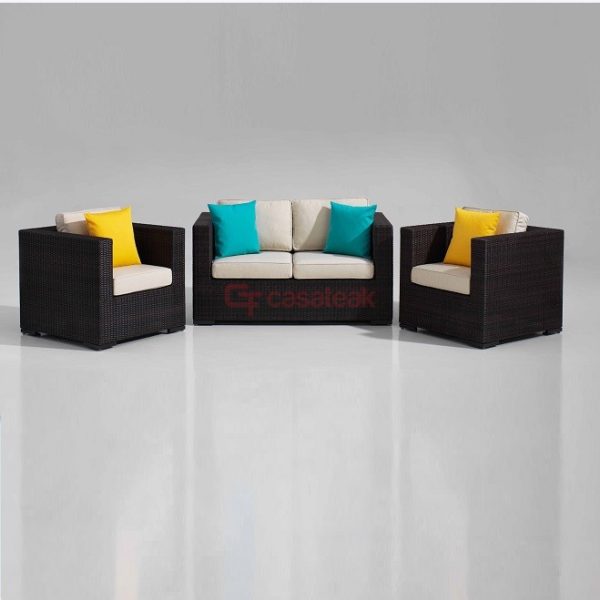 Tajani Wicker Sofa Set