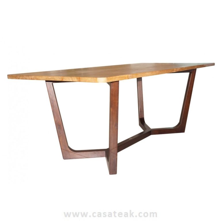 Casa Teak Dining Table, Solid Wood Table, Teak Wood Furniture Puchong