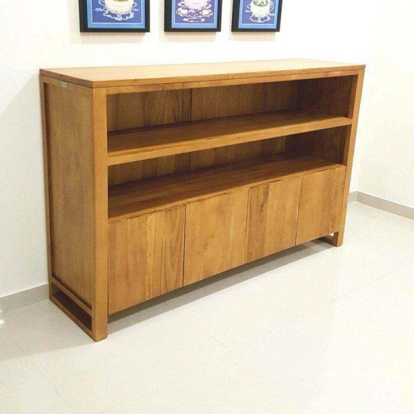 Teak Display Cabinet