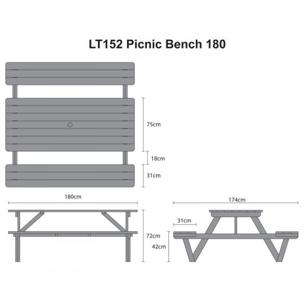 outdoor picnic Table