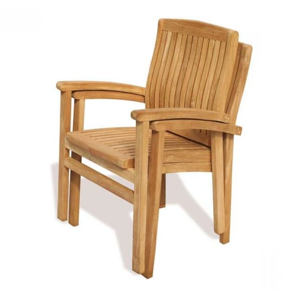 Teak wood stacking chair PJ Malaysia