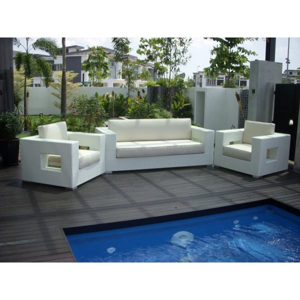 wicker sofa, outdoor wicker sofa set in PJ