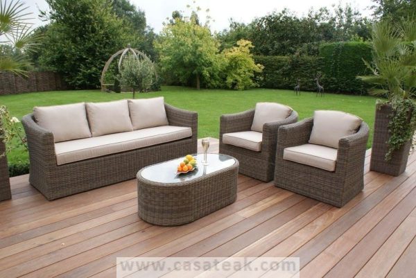 Modular wicker sofa set in PJ