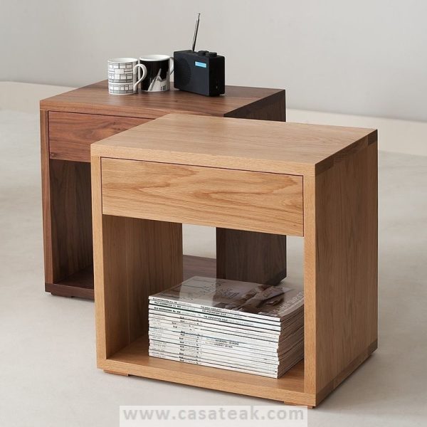 Teak nightstand, night stands, bedside tables