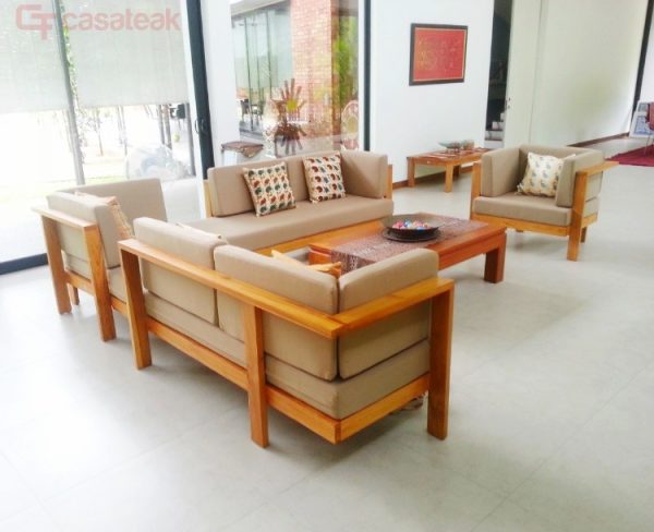 Teak wood Sofa Set ting