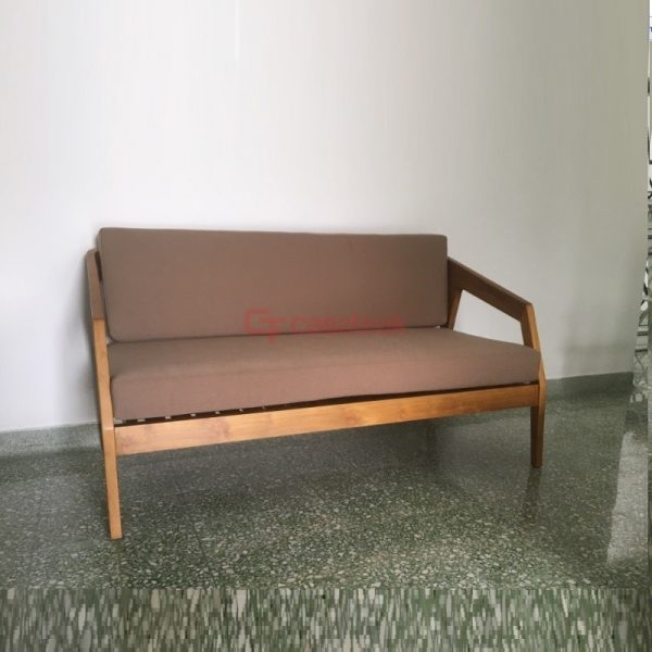 Teak Wood Sofa Double Seater