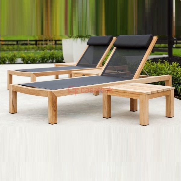 Horizon Teak Lounger