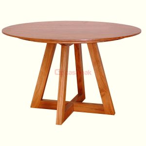 Teak Round Dining Table -130