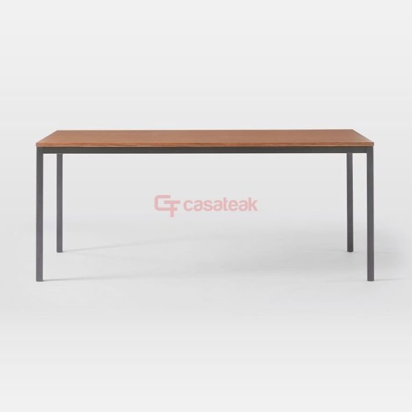 Teak Dining Table- Iron Legs DT 15-19