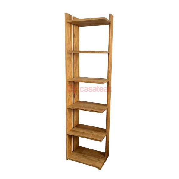 Corner bookshelf