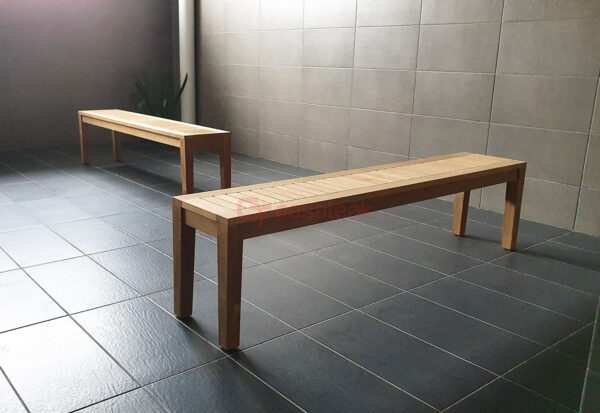 Teak Backless Outdoor Bench 180 OB-11 - Image 3