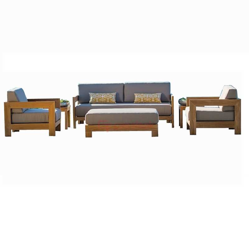 Palm Teak Wood Sofa