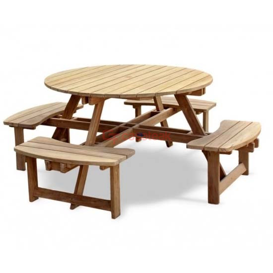 Round Picnic Table