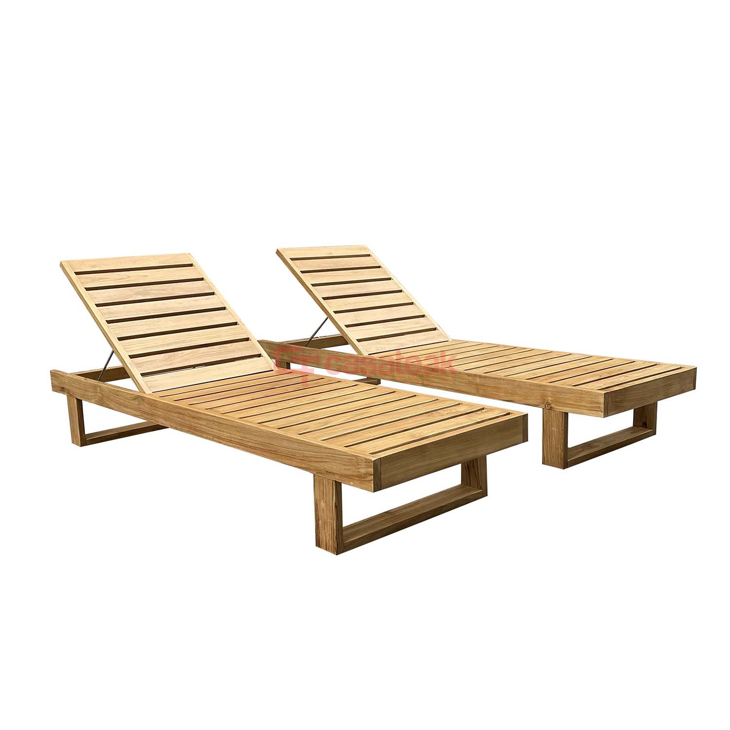 Gemini Teak Lounger