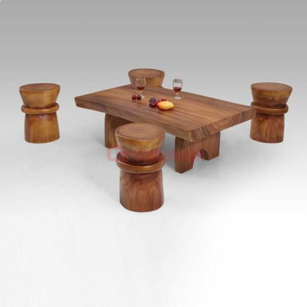 Solid Wood Suar Coffee Table CT5-15 - Image 2