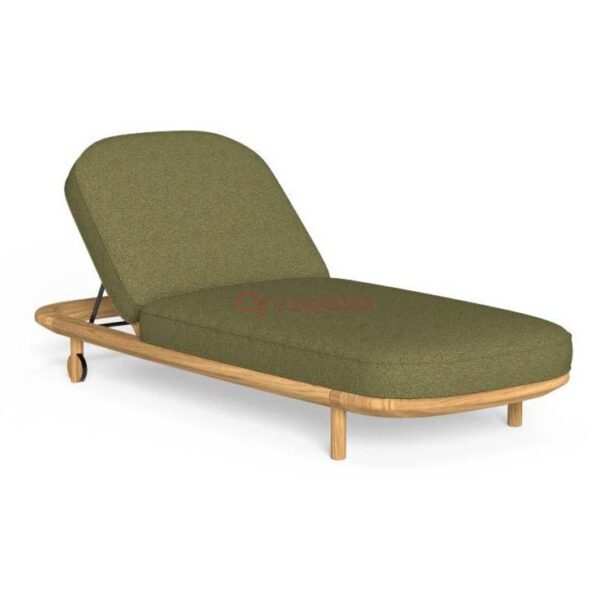 LETO Solid teak wood Lounger